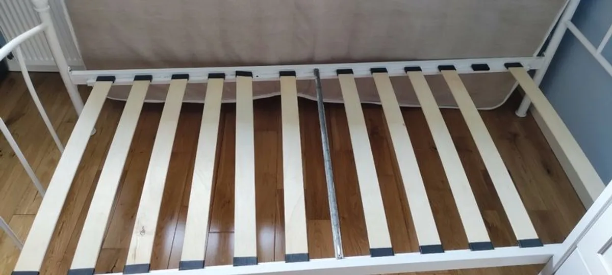 Two single beds with mattresses for sale - Image 3