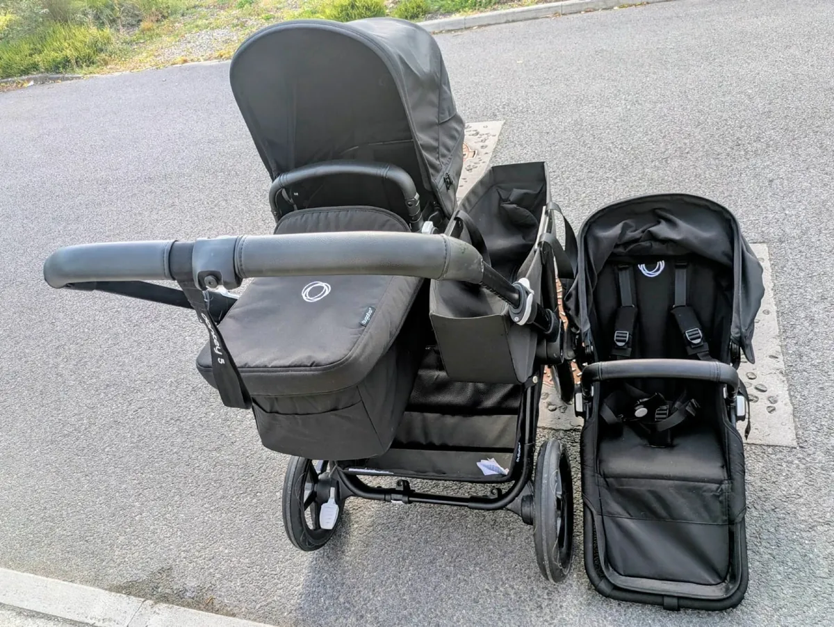 Bugaboo Donkey Duo 5 Midnight Black - Image 1