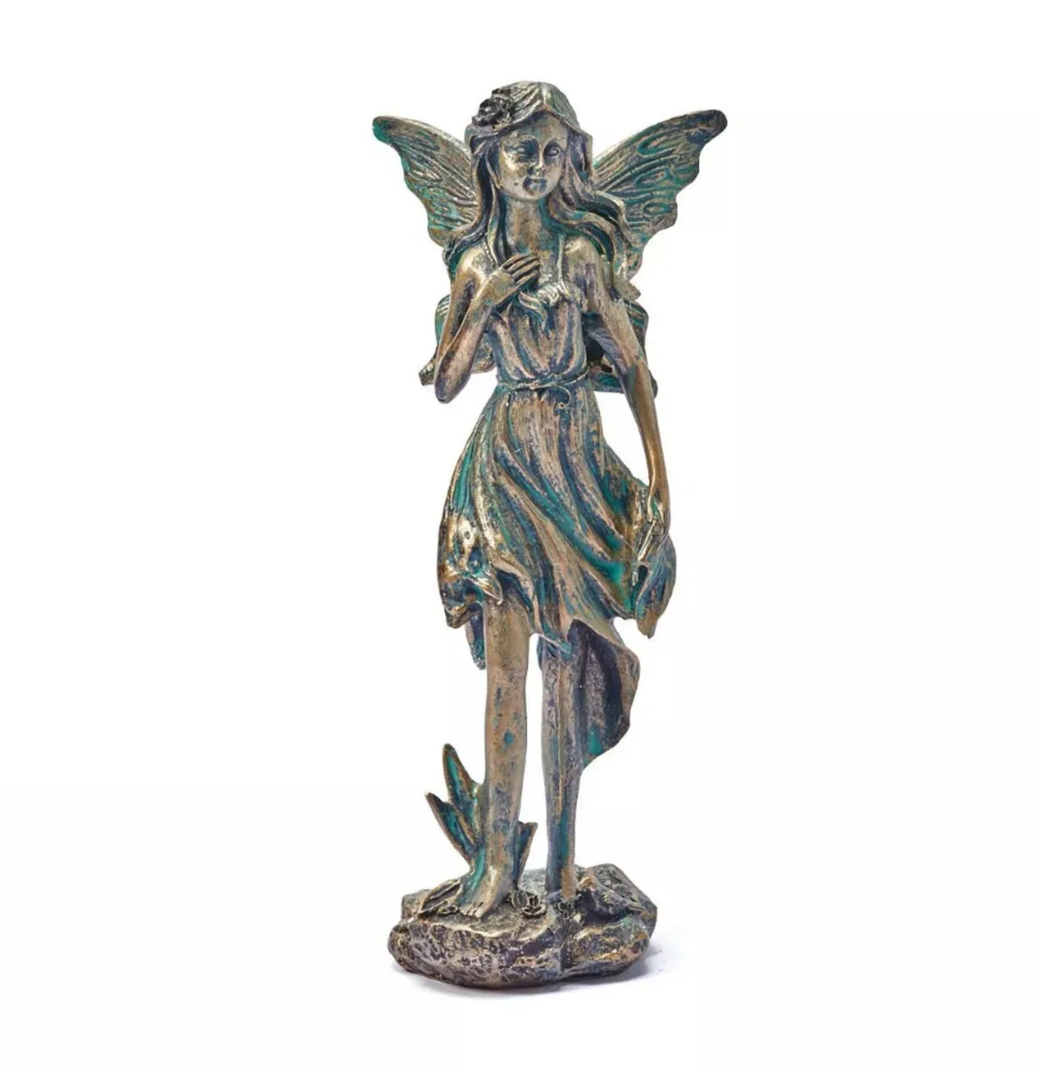 Bronze Effect Angel Statue Garden Ornament NEW - Image 2
