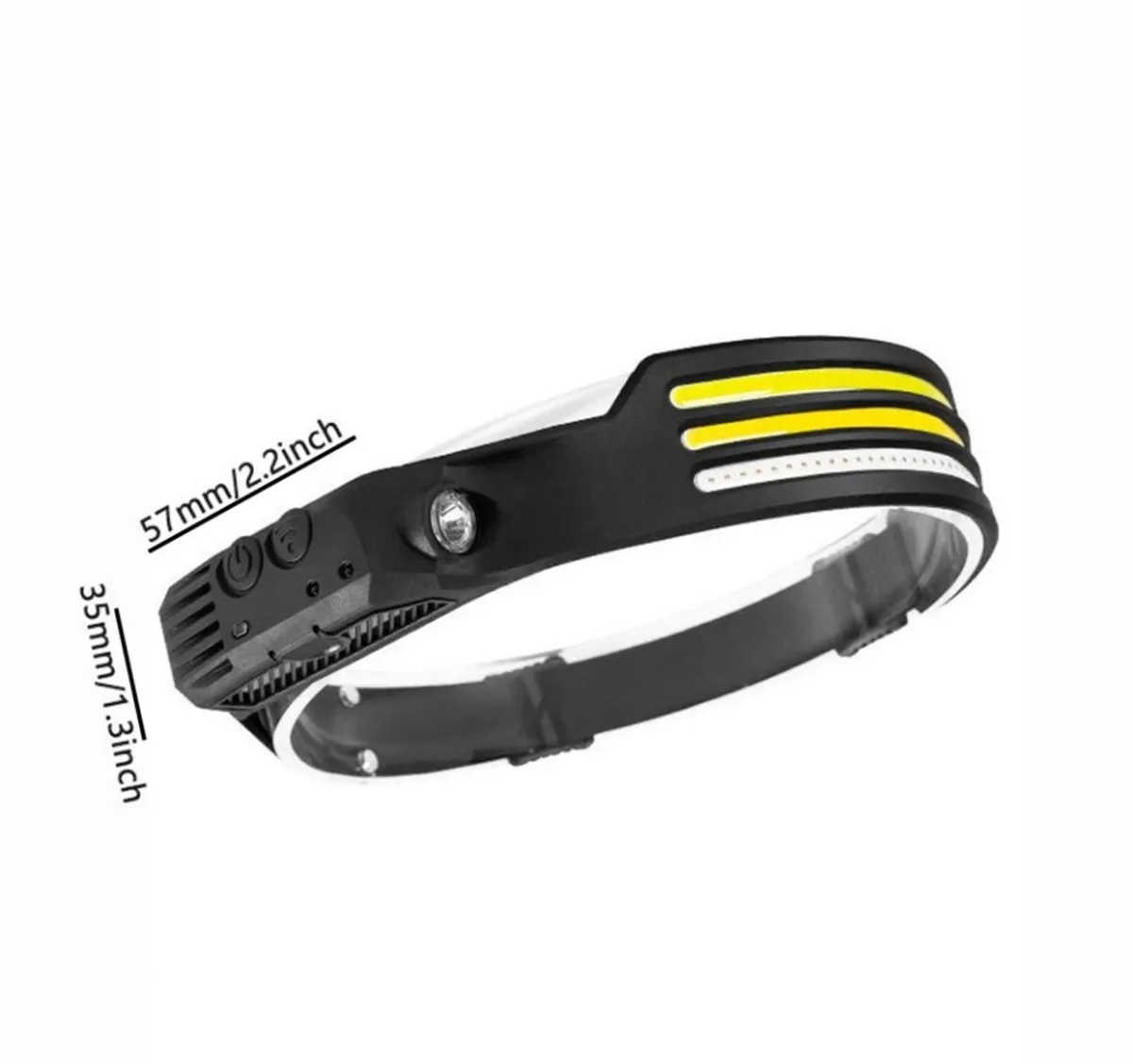 2 x LED Head Torch Rechargeable Waterproof NEW - Image 3