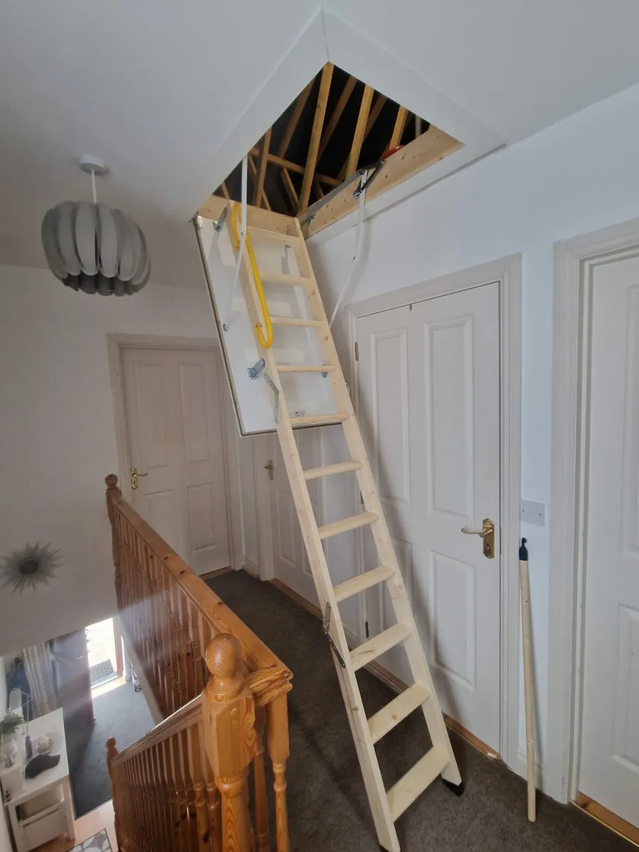 Special offer Attic wooden foldable stairs - Image 1
