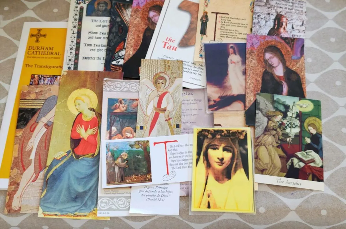 Retro selection of prayer cards etc - Image 3
