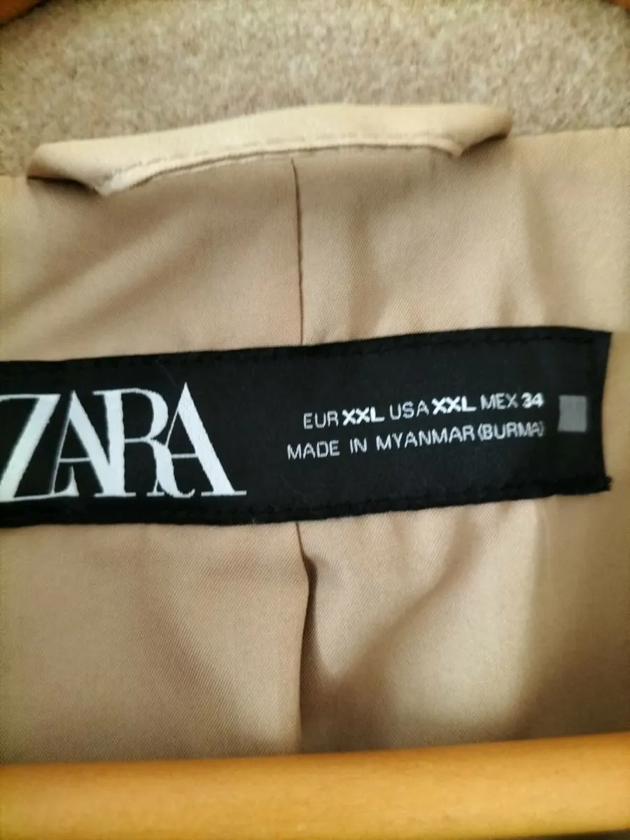 Zara. Xxl. Womens Classic Long. Worn few times. - Image 2
