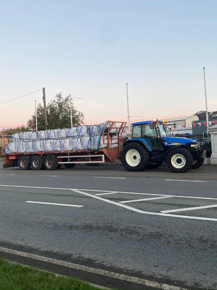 Tonne bags of ash timber