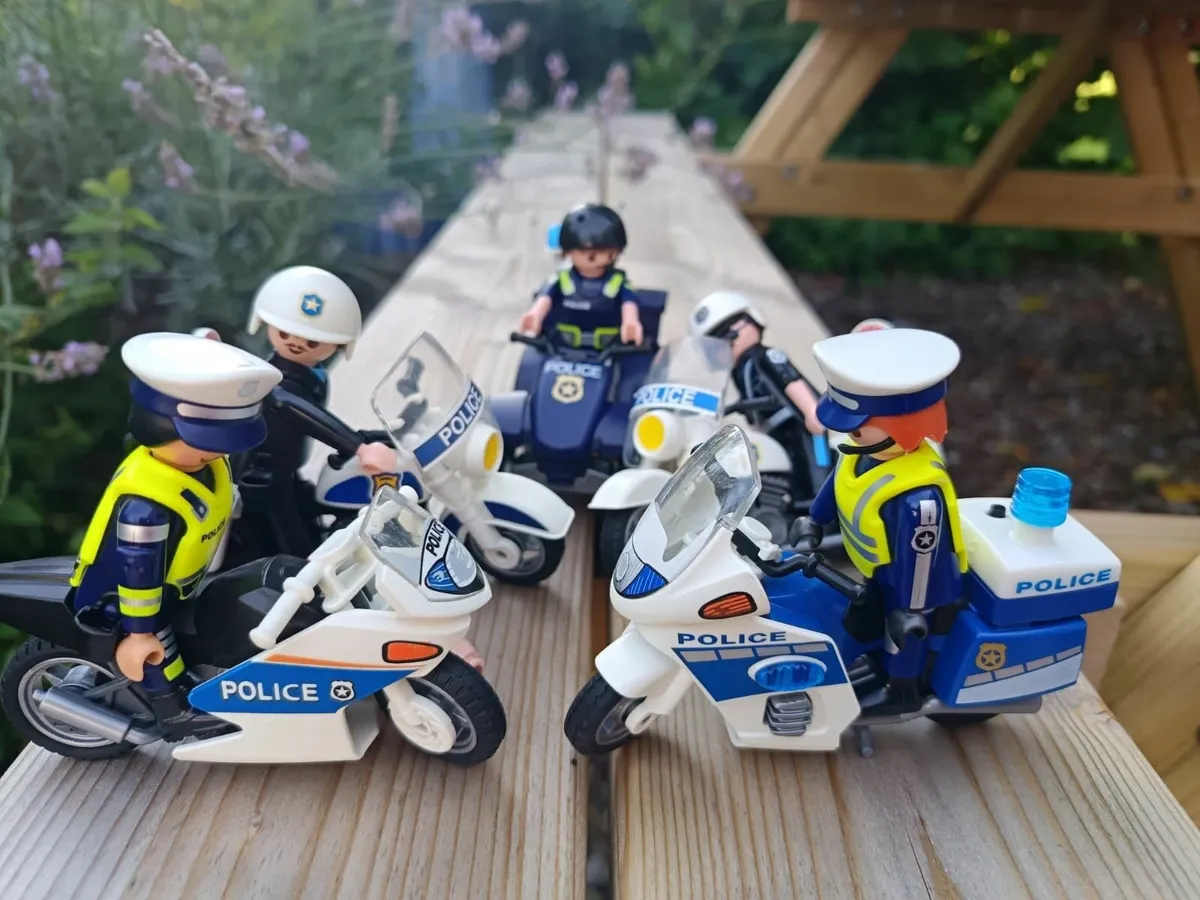 Playmobil police motorbikes and quadbike - Image 1