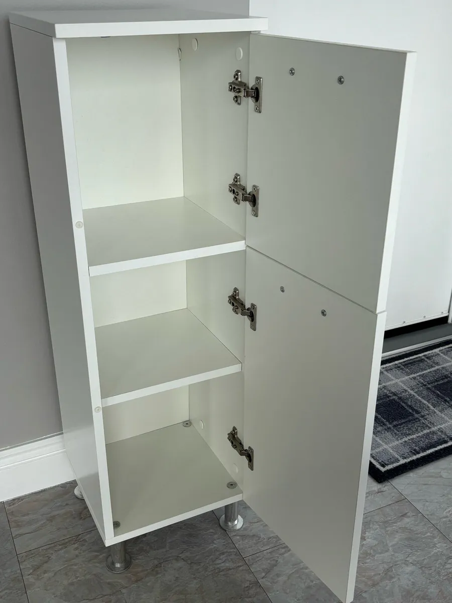 High Gloss Finish White Cabinet - Image 2
