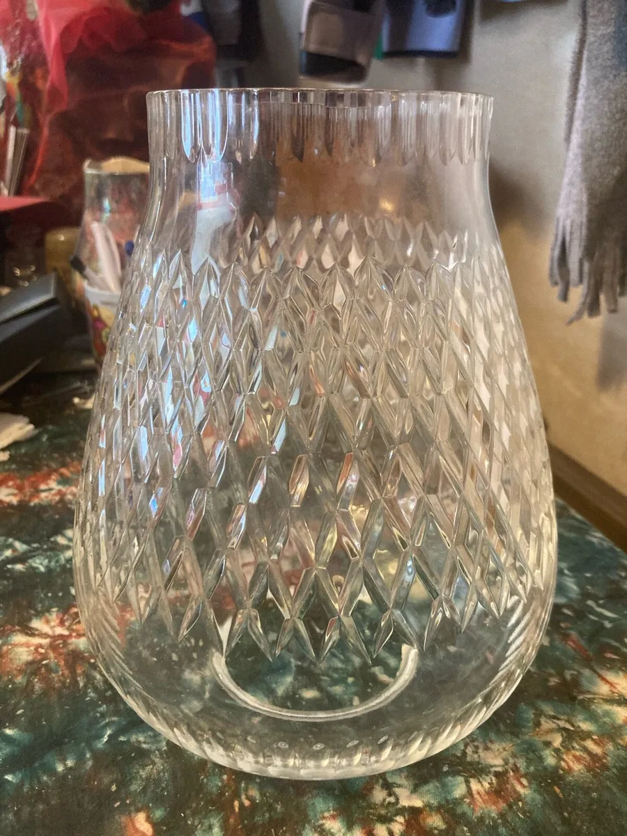 Glass shade globe for lamp