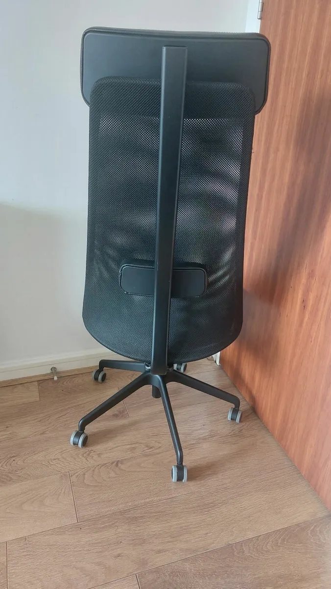 Office chair JÄRVFJÄLLET black, without armrest - Image 3