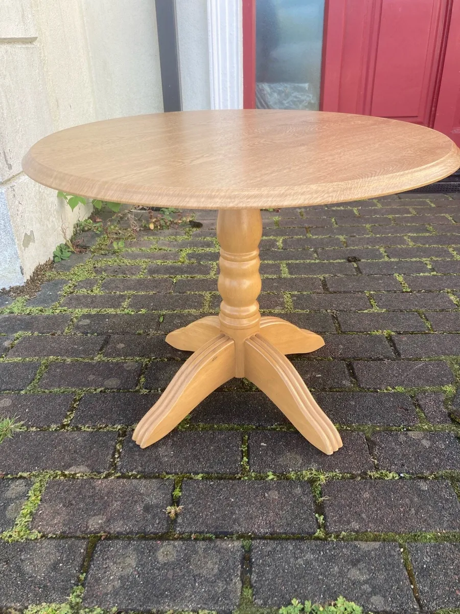 Beech coffee table on four legs - Image 1