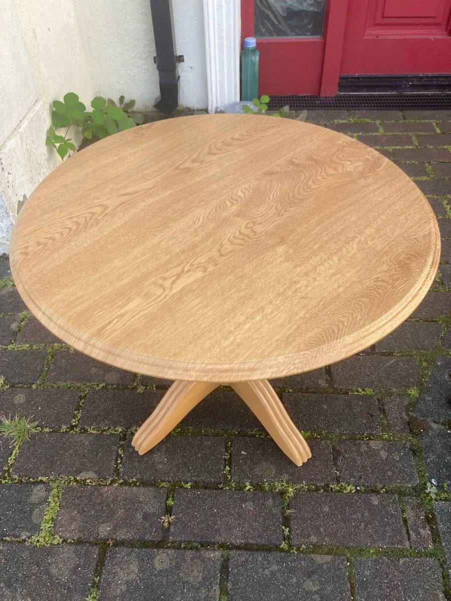 Beech coffee table on four legs - Image 2