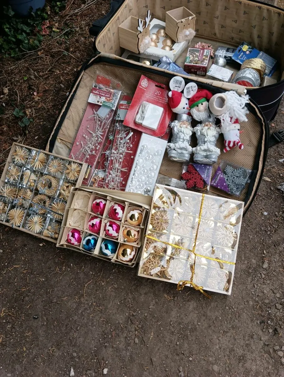Selection of Christmas decorations all New bargain - Image 1
