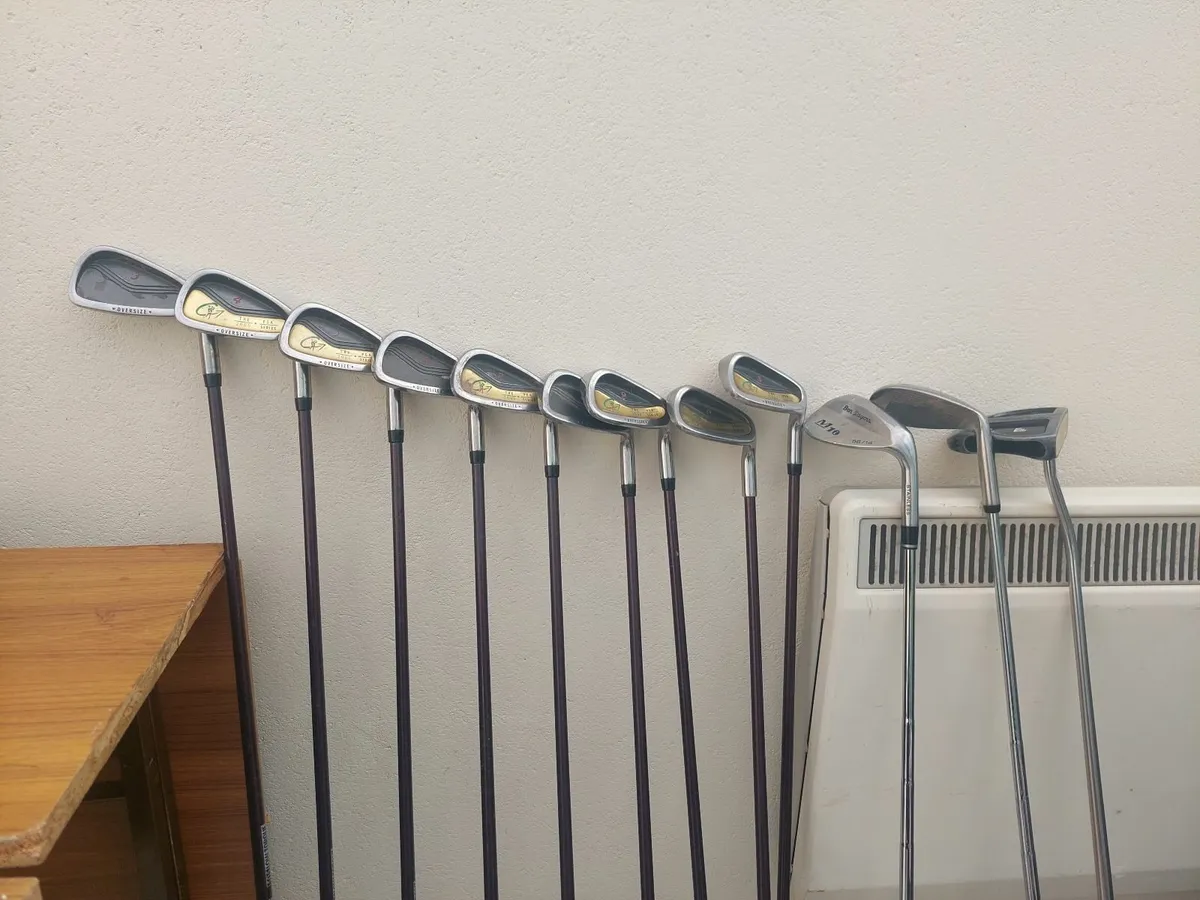 golf clubs + bag - Image 1