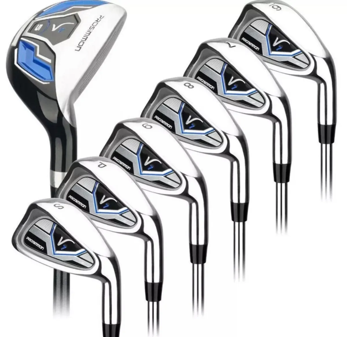 NEW Prosimmon Men’s Golf Clubs V7 Irons & Hybrid - Image 1