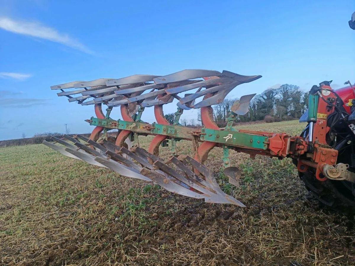 Plough KV ED 85 - 4 furrow slatted - Image 1