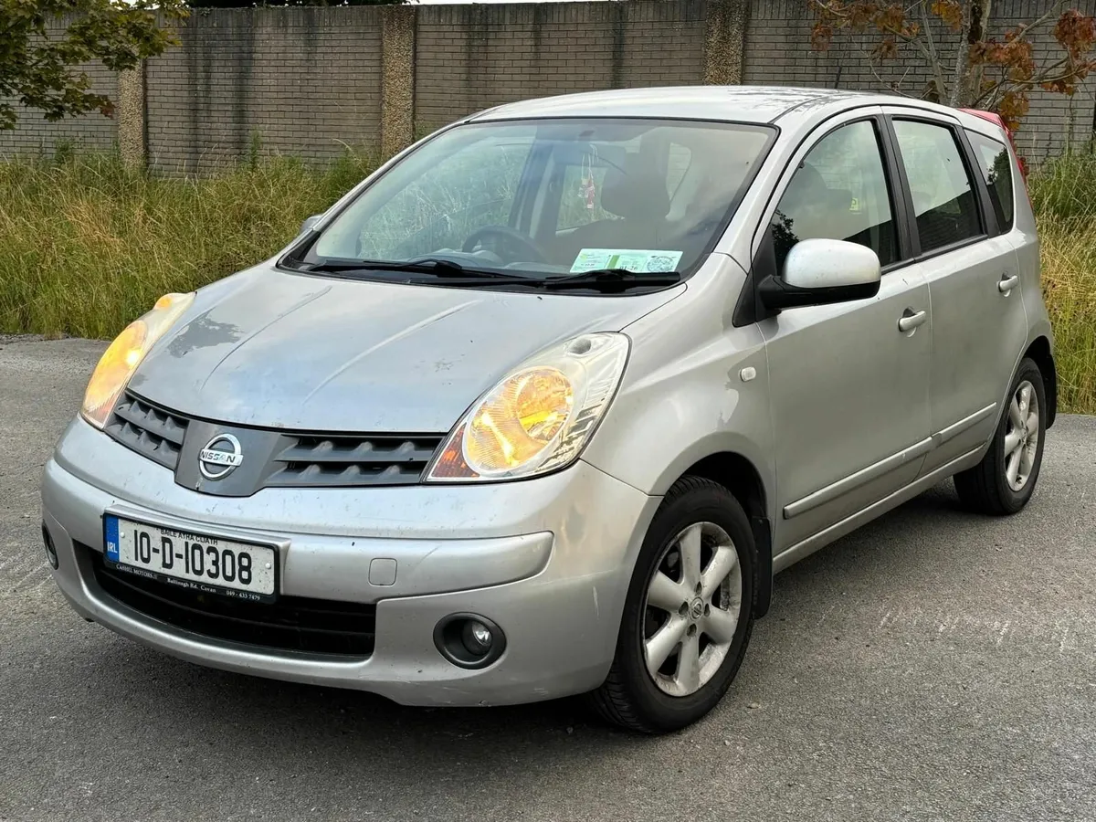 2010 Nissan Note 1.4 Petrol**NCT 3-26** - Image 1
