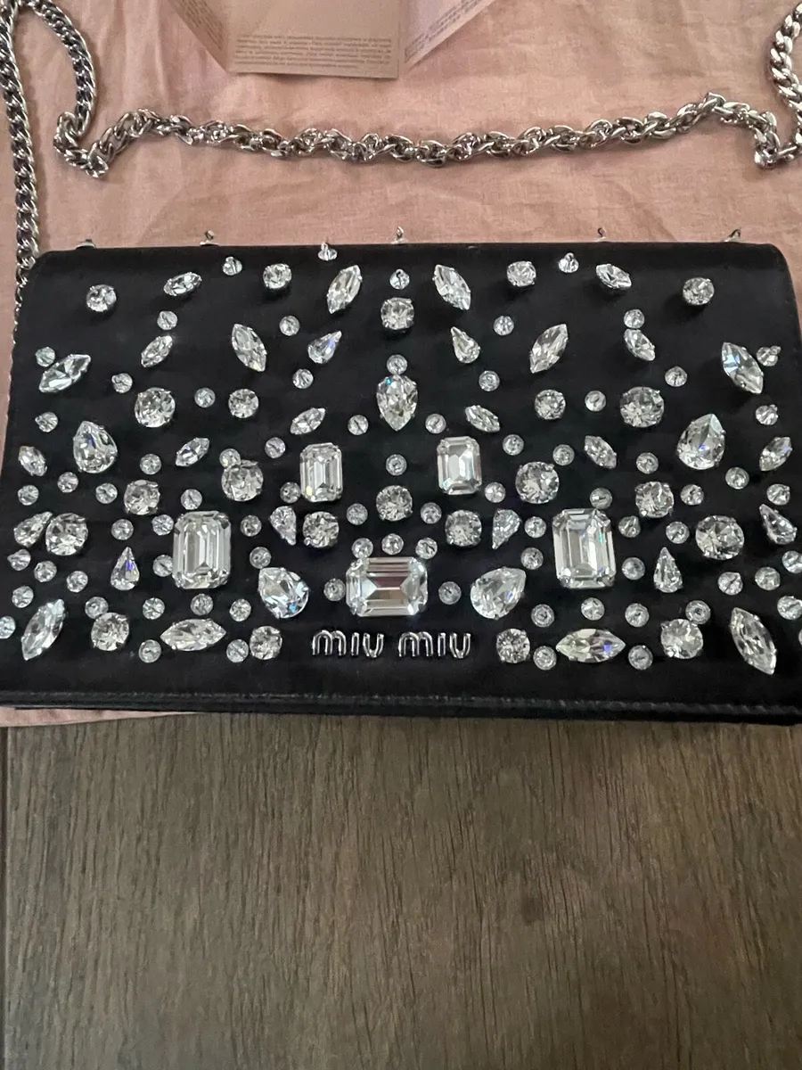 Miu Miu Silk Clutch Bag – Elegant Designer Piece - Image 2