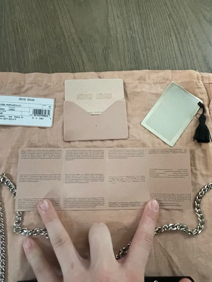 Miu Miu Silk Clutch Bag – Elegant Designer Piece - Image 3