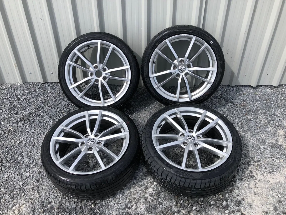 18” VW Golf R style alloys - Image 1