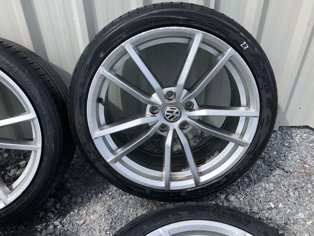 18” VW Golf R style alloys - Image 3