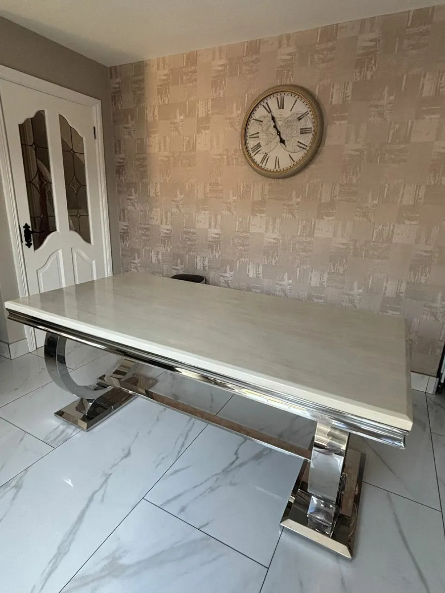 Arianna Cream Dining Table - Image 1