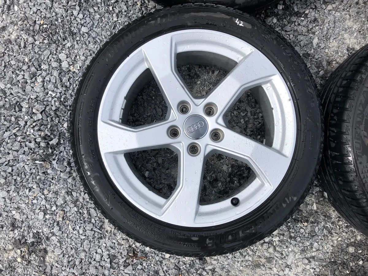 17” genuine Audi A3 Sport alloys and tyres - Image 2
