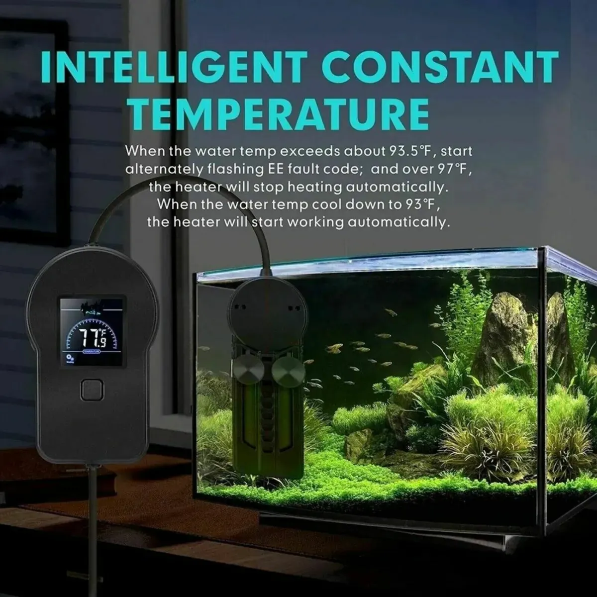 Underwater Aquarium Heater 800W Submersible - Image 2