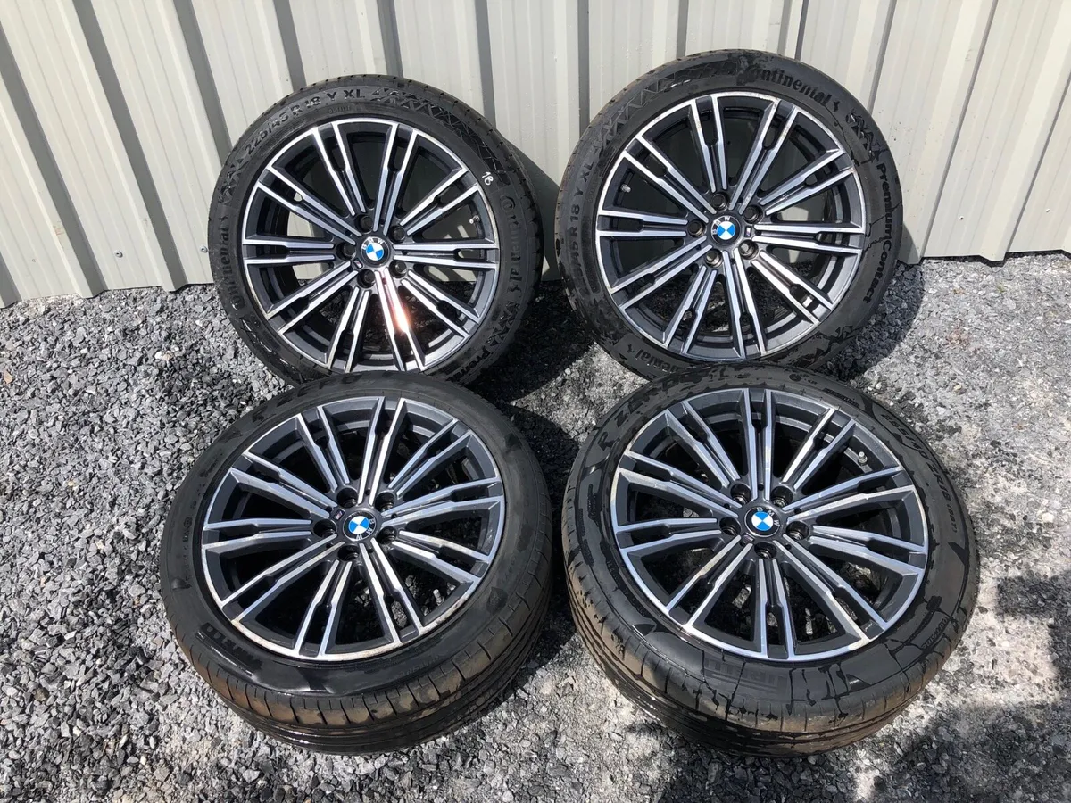 Genuine 18” G30 BMW MSport alloys - Image 1
