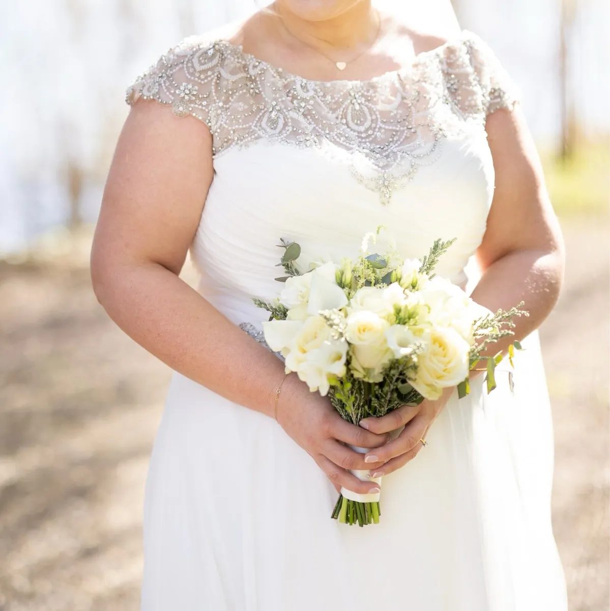 Justin Alexander Eedding dress - Image 4