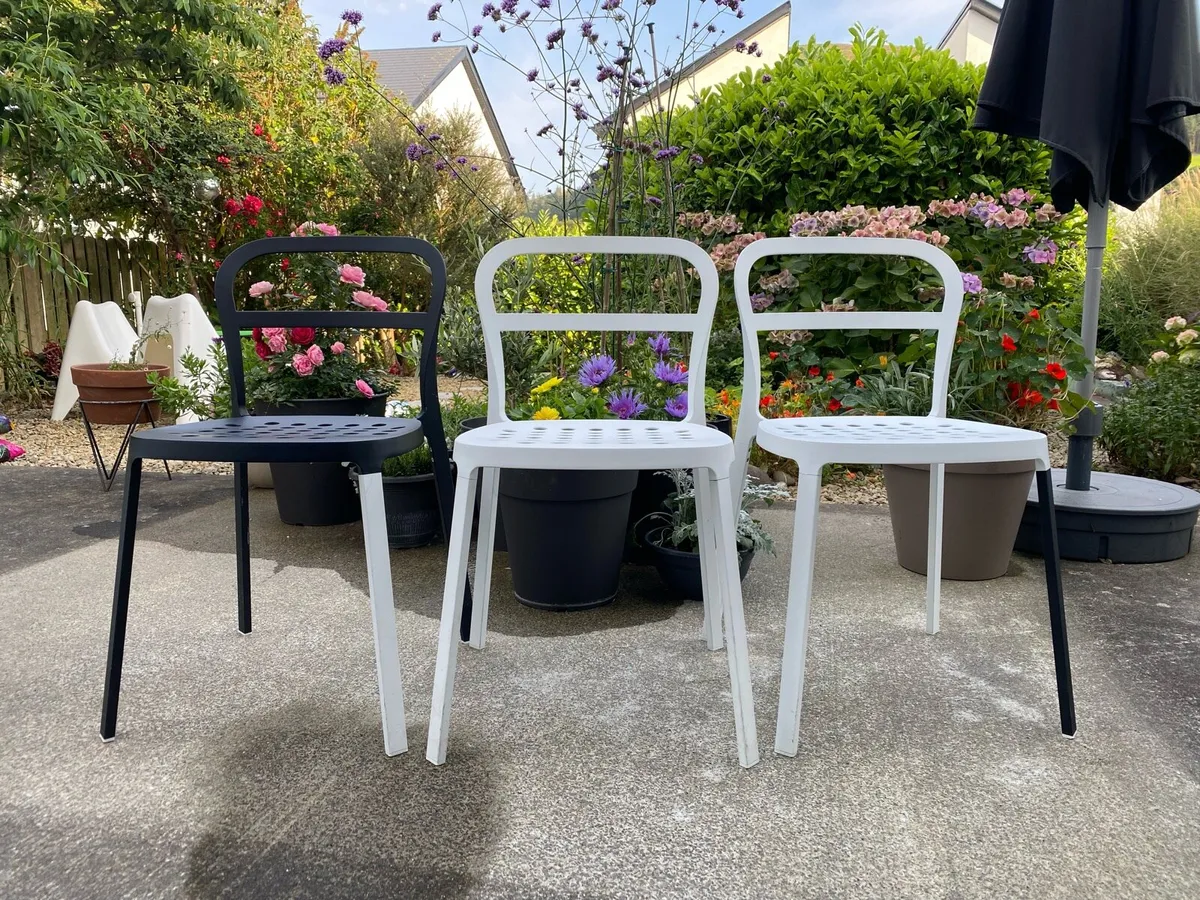 Vintage IKEA ‘Reidar’ stackable dining chairs (3) - Image 1