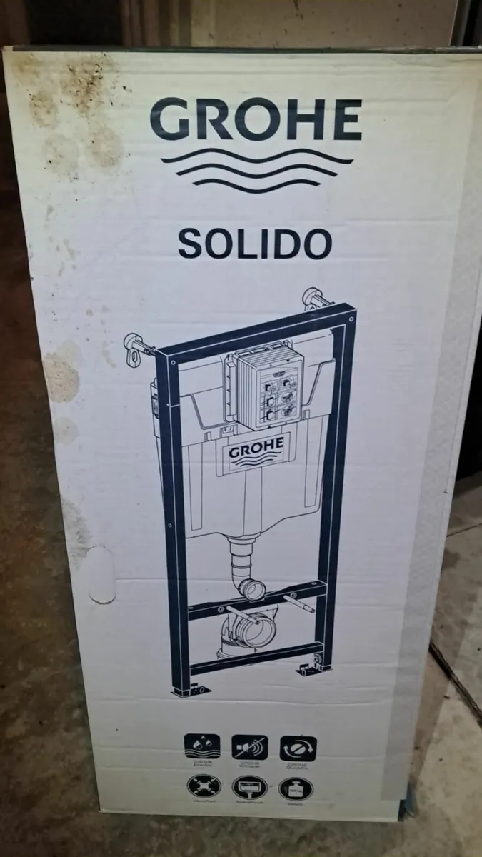 2 Concealed Wall-mounted Dual Toilet Cistern frame - Image 2