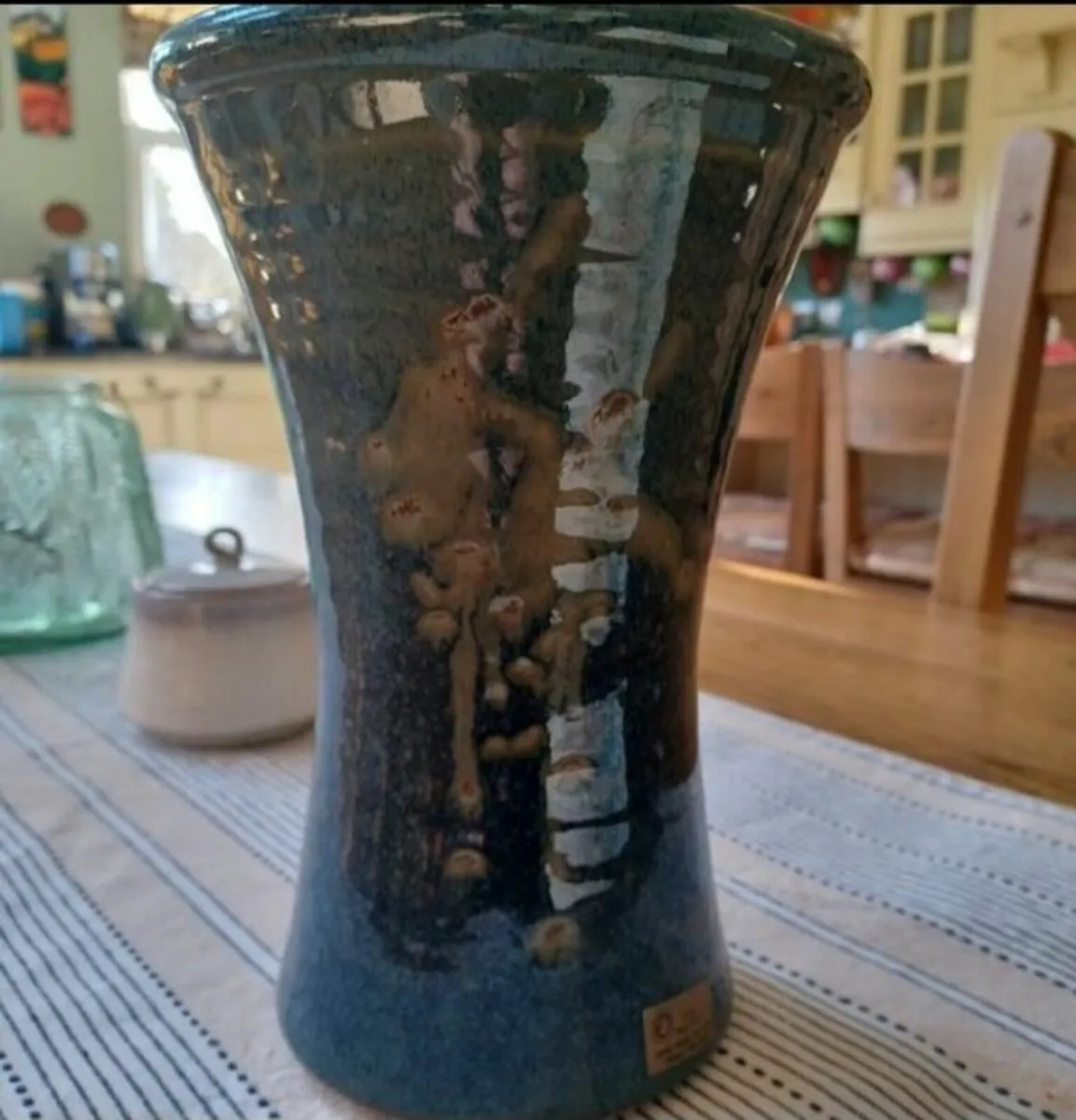 Louis mulcahy blue vase - Image 2