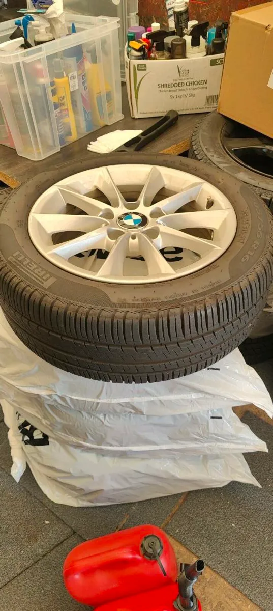 BMW Alloys with Tyres - Image 1