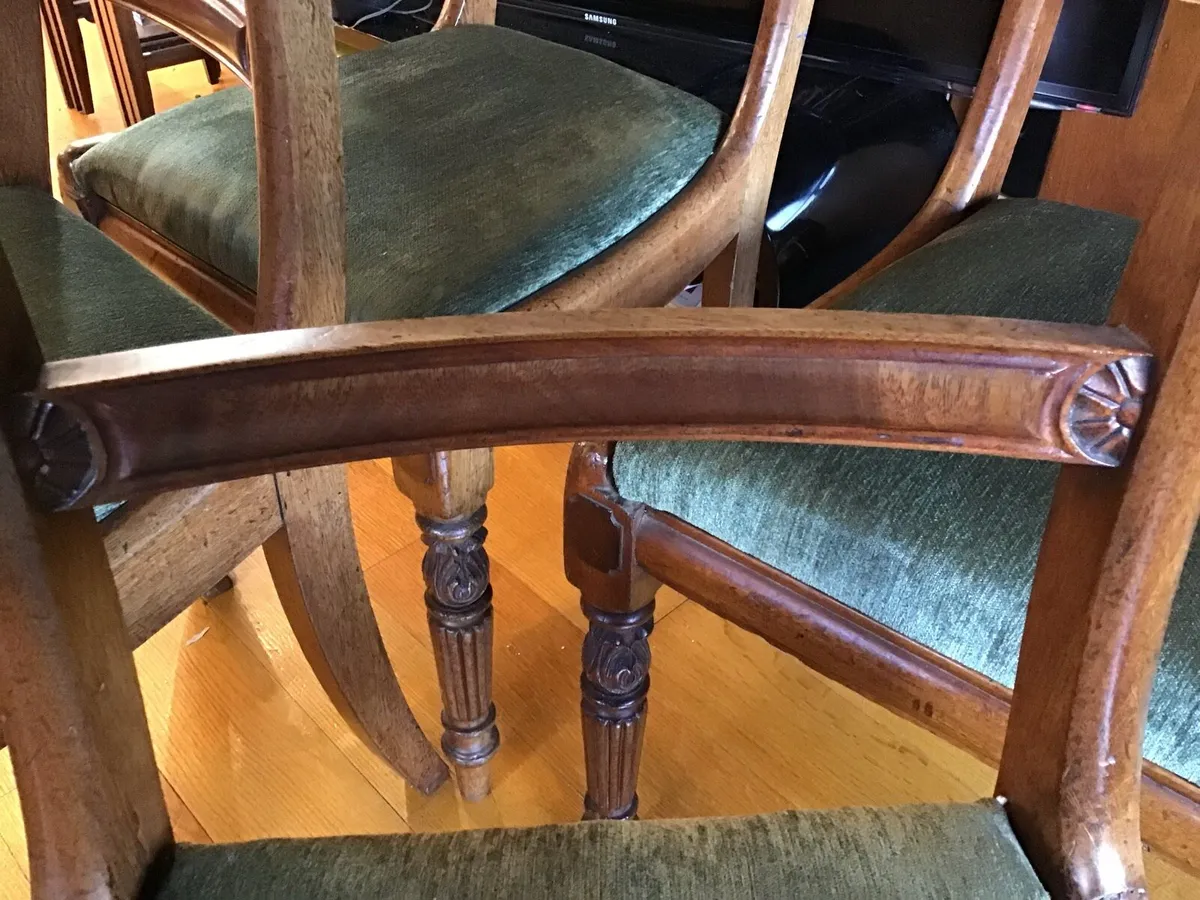 Set of 4 William 1V Mahogany Chairs - Image 4