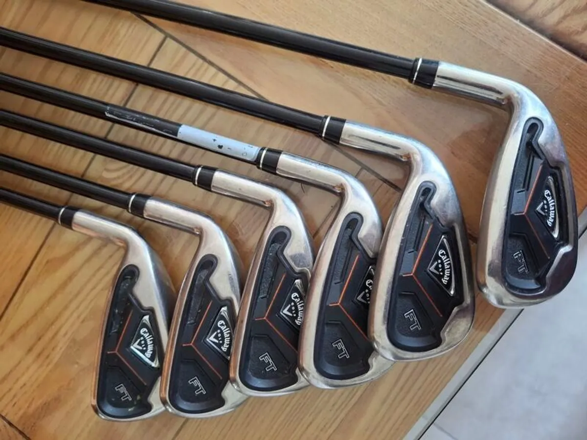 Left handed Callaway ft irons - Image 1