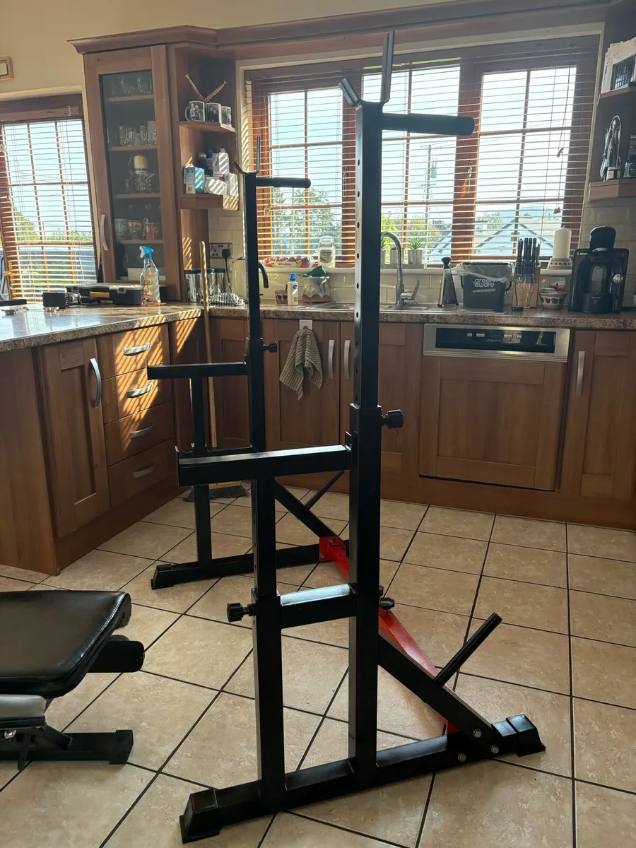 GREAT GYM WEIGHTLIFTING SET, BENCH, SQUAT, WEIGHTS - Image 3