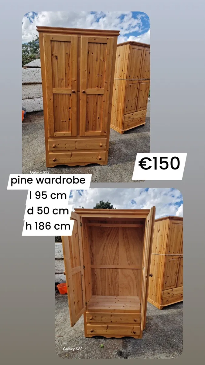 Pine wardrobe - Image 1