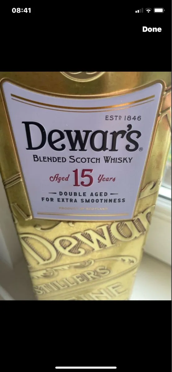 Dewar’s 15 Years Aged metal Box - Image 1