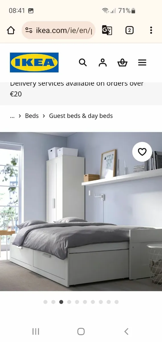 Ikea Brimnes Day bed - Image 2