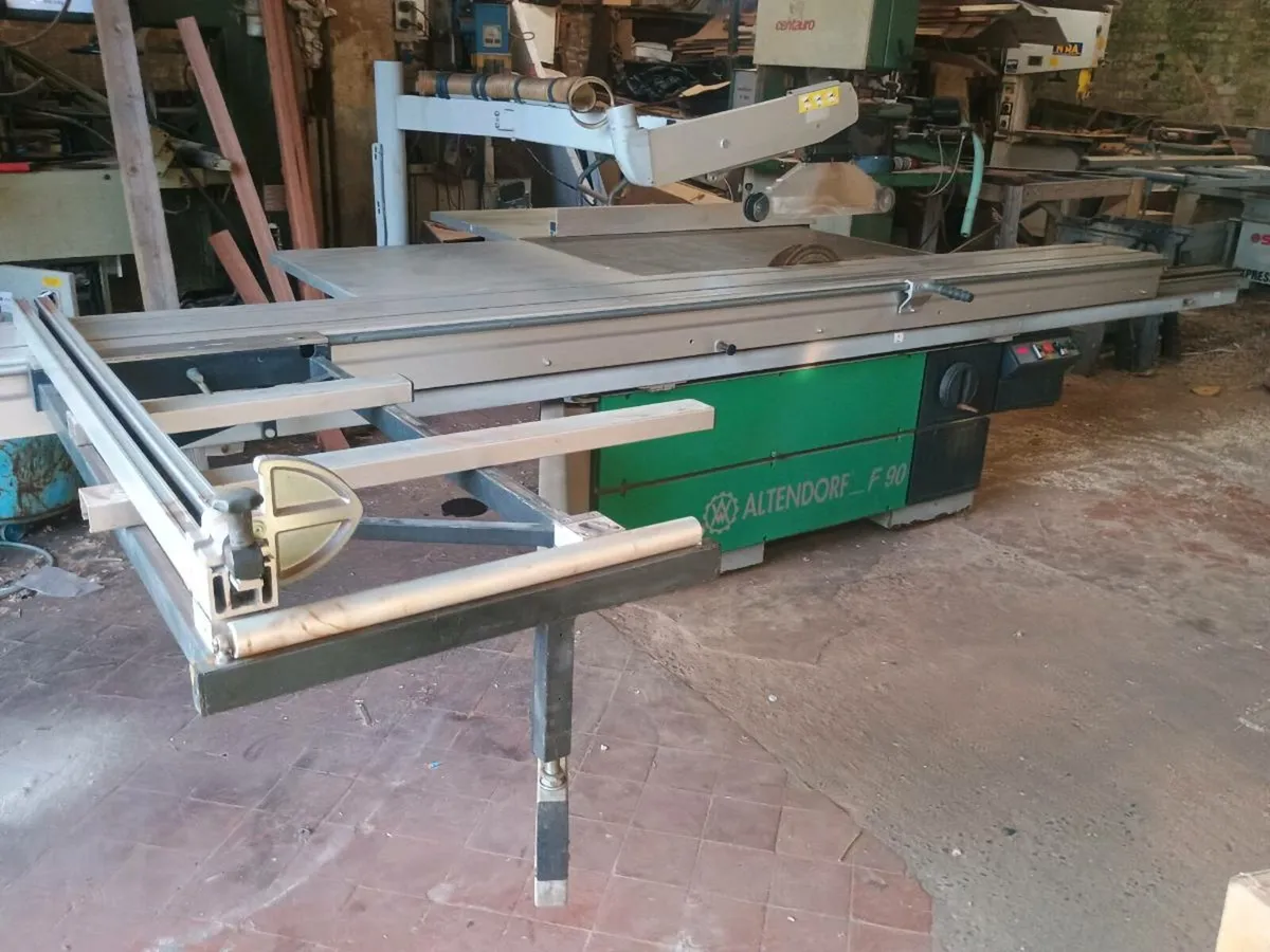 Altendorf F90 long bed panel saw with scribe - Image 2