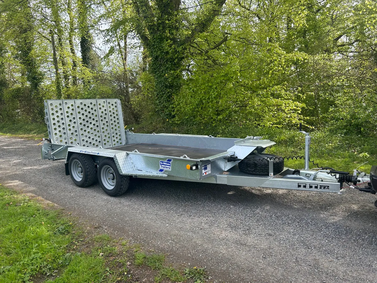 New Ifor Williams 12x6 GH126 Plant Trailer - Image 1