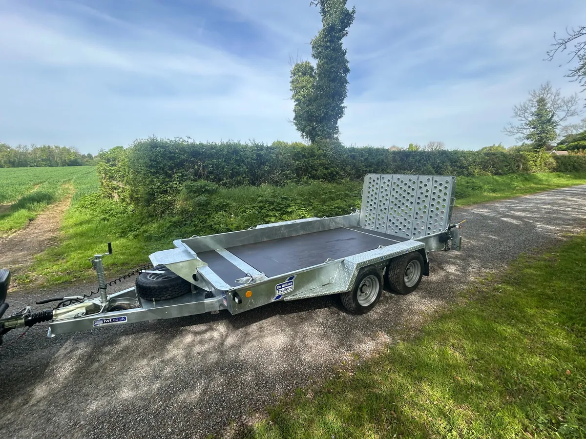 New Ifor Williams 12x6 GH126 Plant Trailer - Image 2