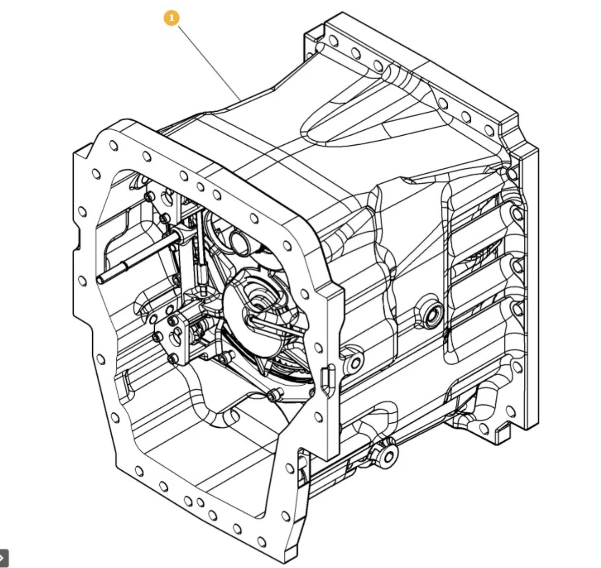 Massey Ferguson 7600 Power shuttle gearbox