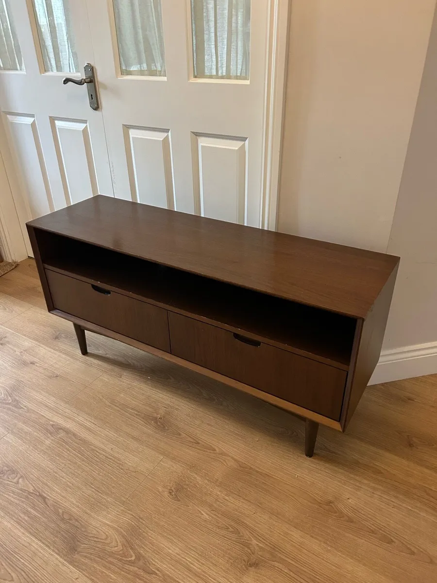 Beautiful Walnut TV Stand - Image 1