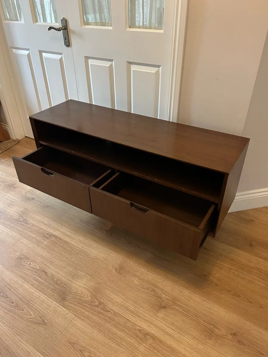 Beautiful Walnut TV Stand - Image 3