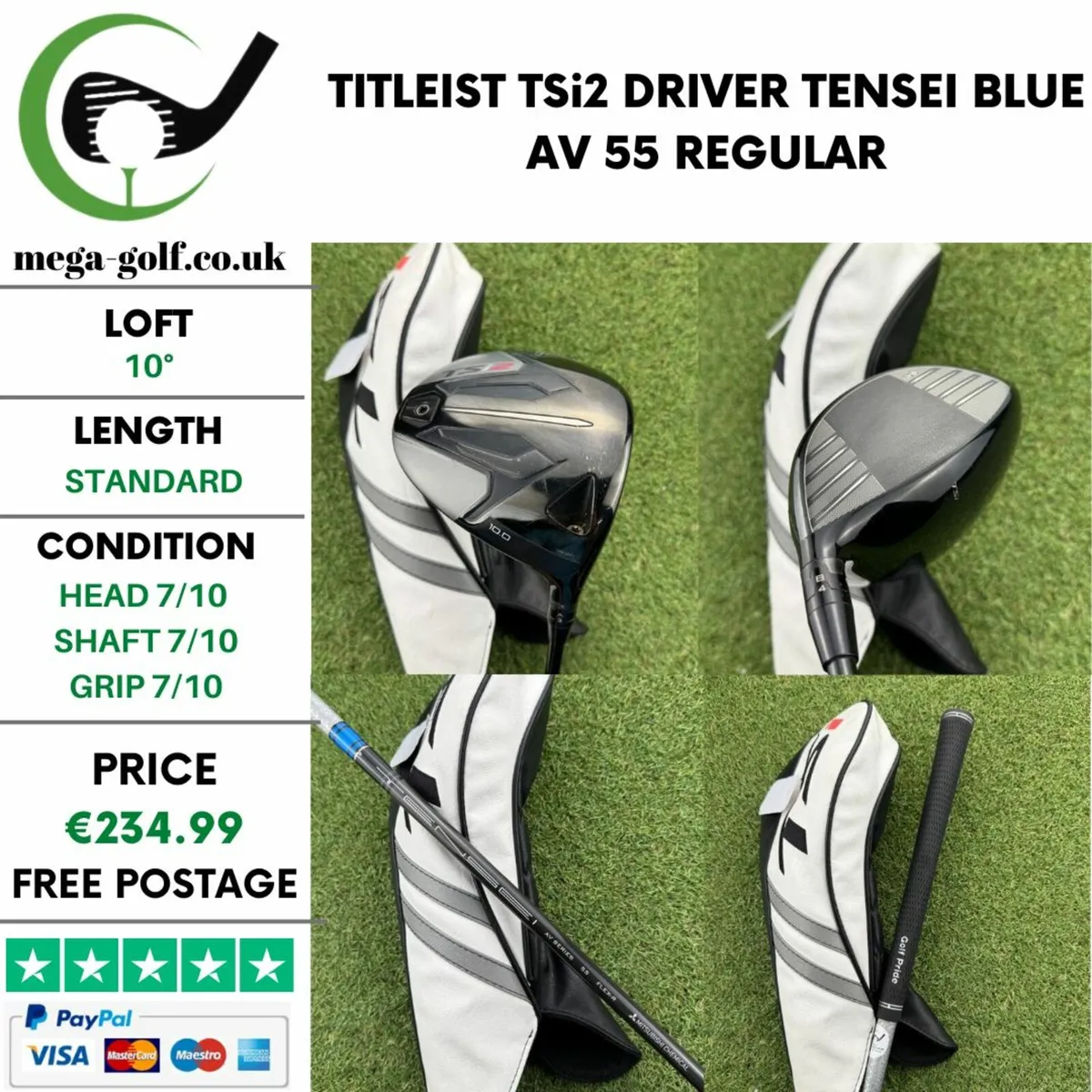 TITLEIST TSi2 DRIVER / 10° / REGULAR - Image 1