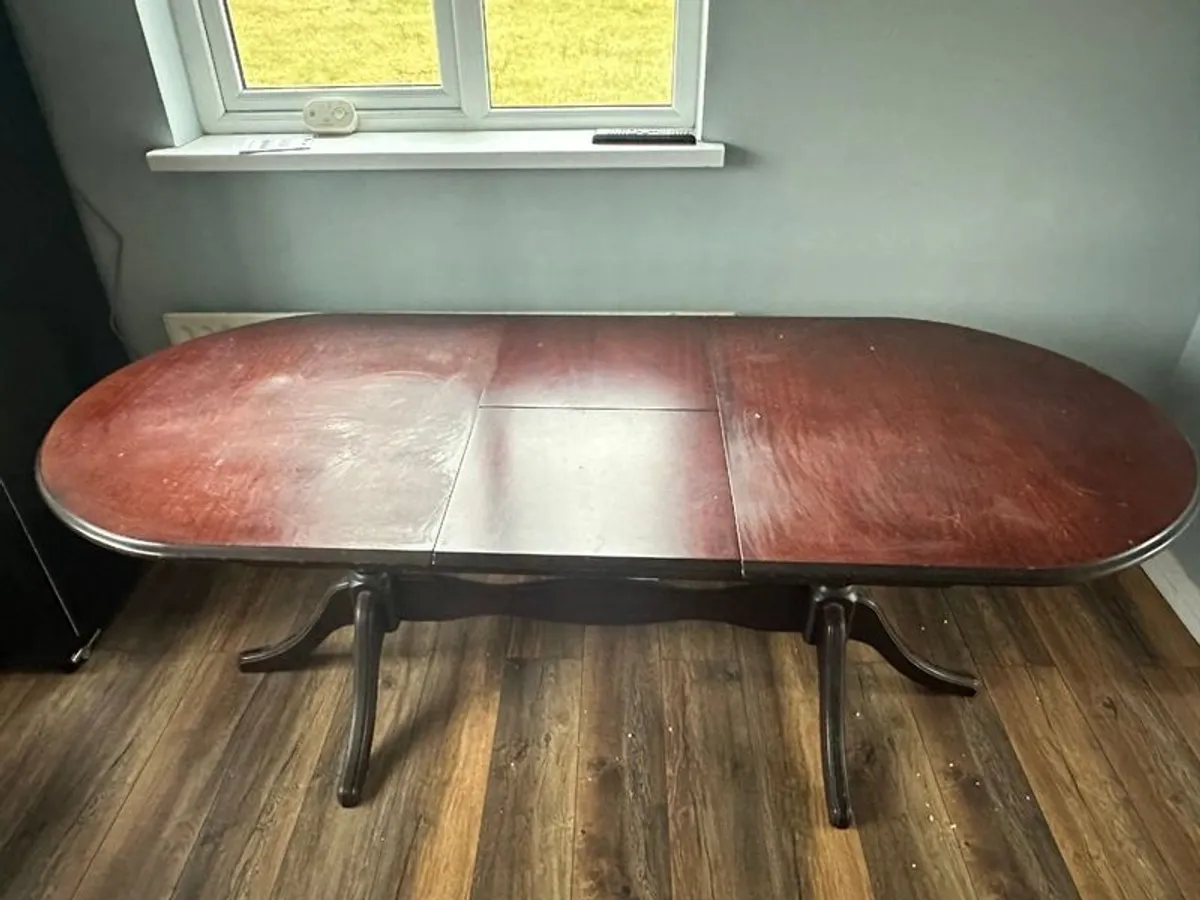 Solid Wood Extendable Dining Table - Image 1