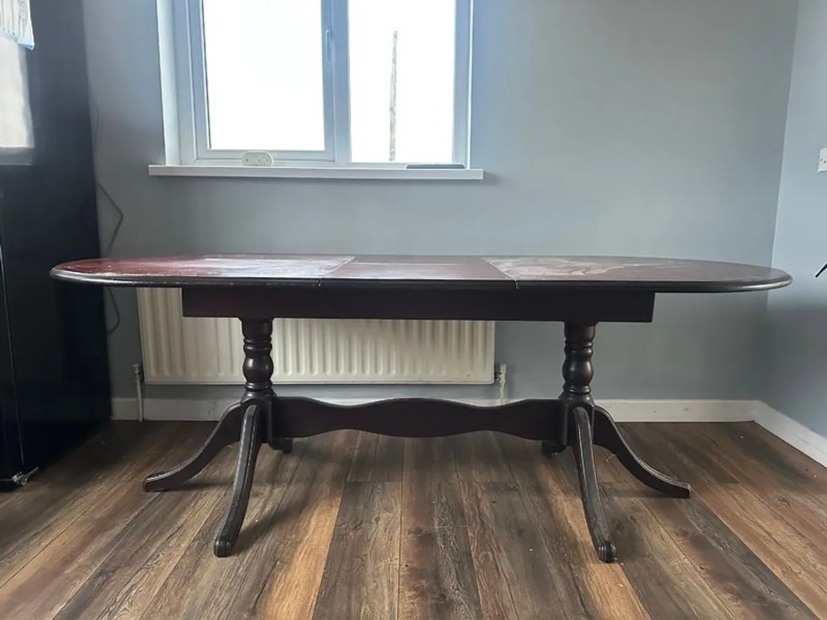 Solid Wood Extendable Dining Table - Image 2