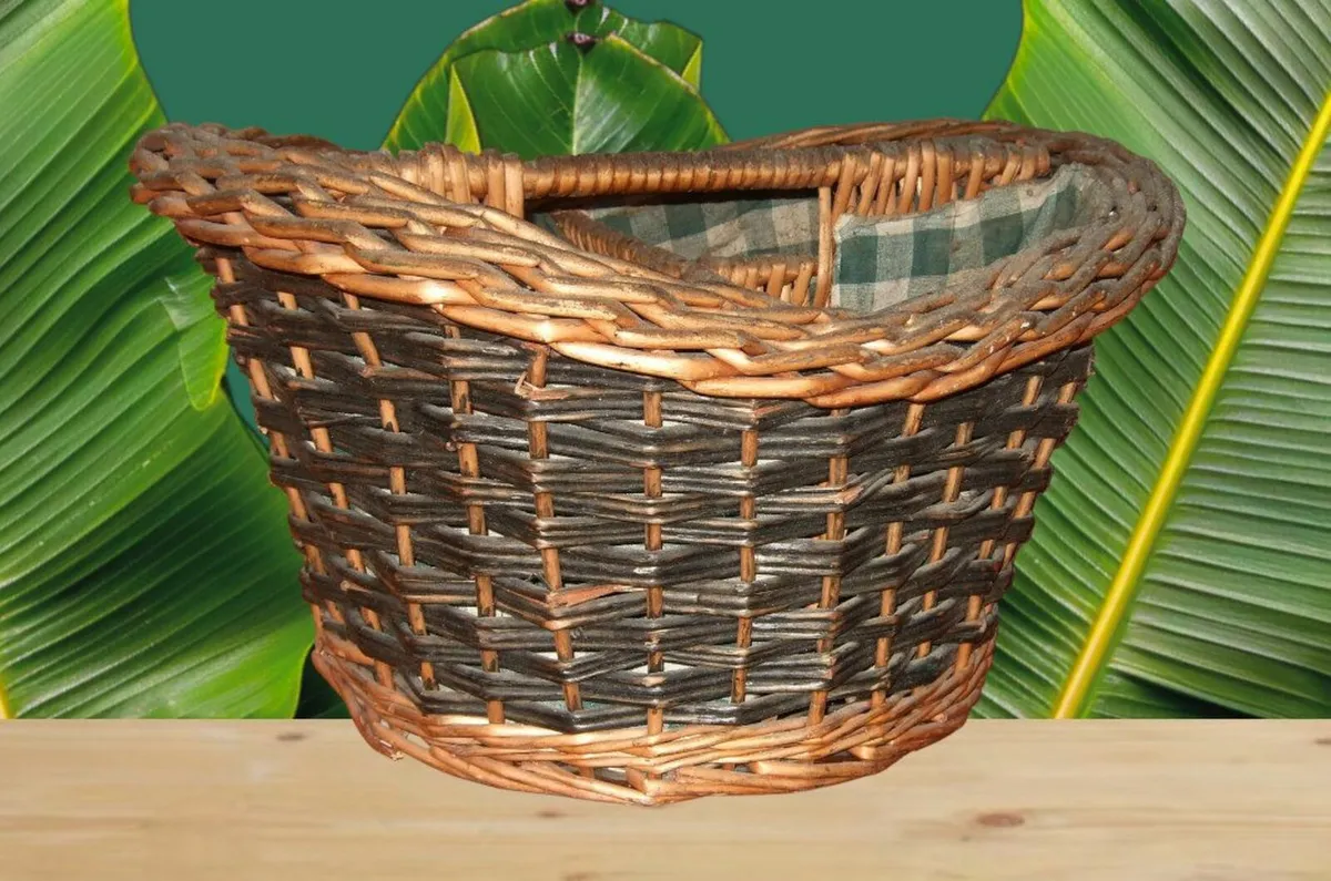 Vintage Wicker Wine Carrier - Image 2