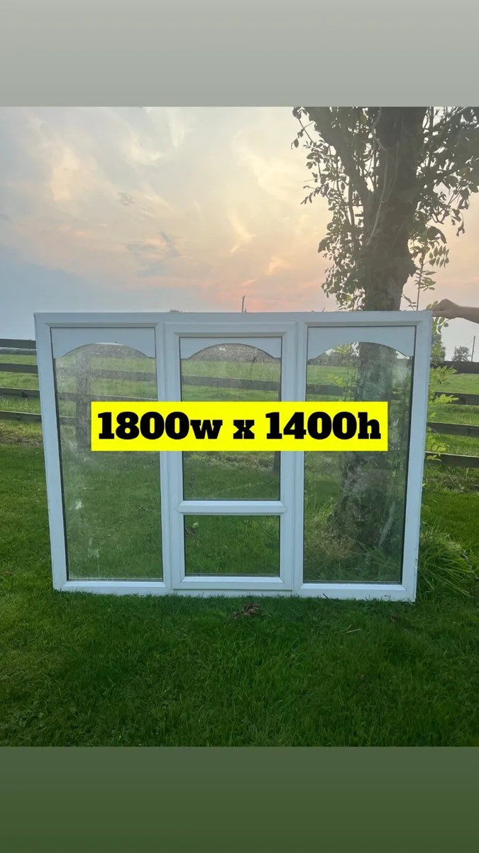 1800 x 1400 PVC Windows - Image 1