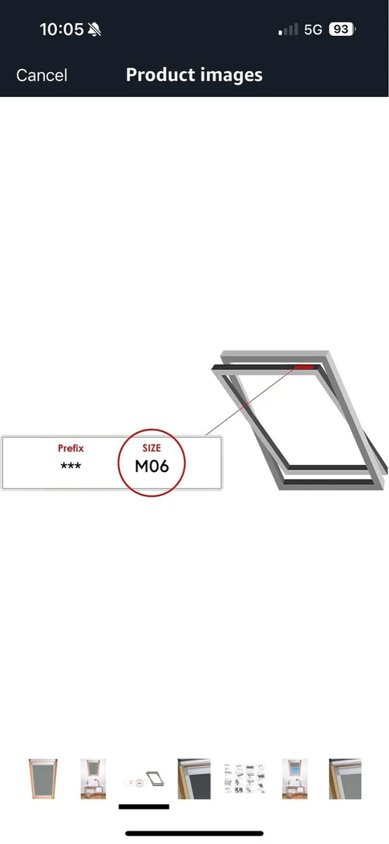 Velux Blind, blackout, Pewter, M06 - Image 2